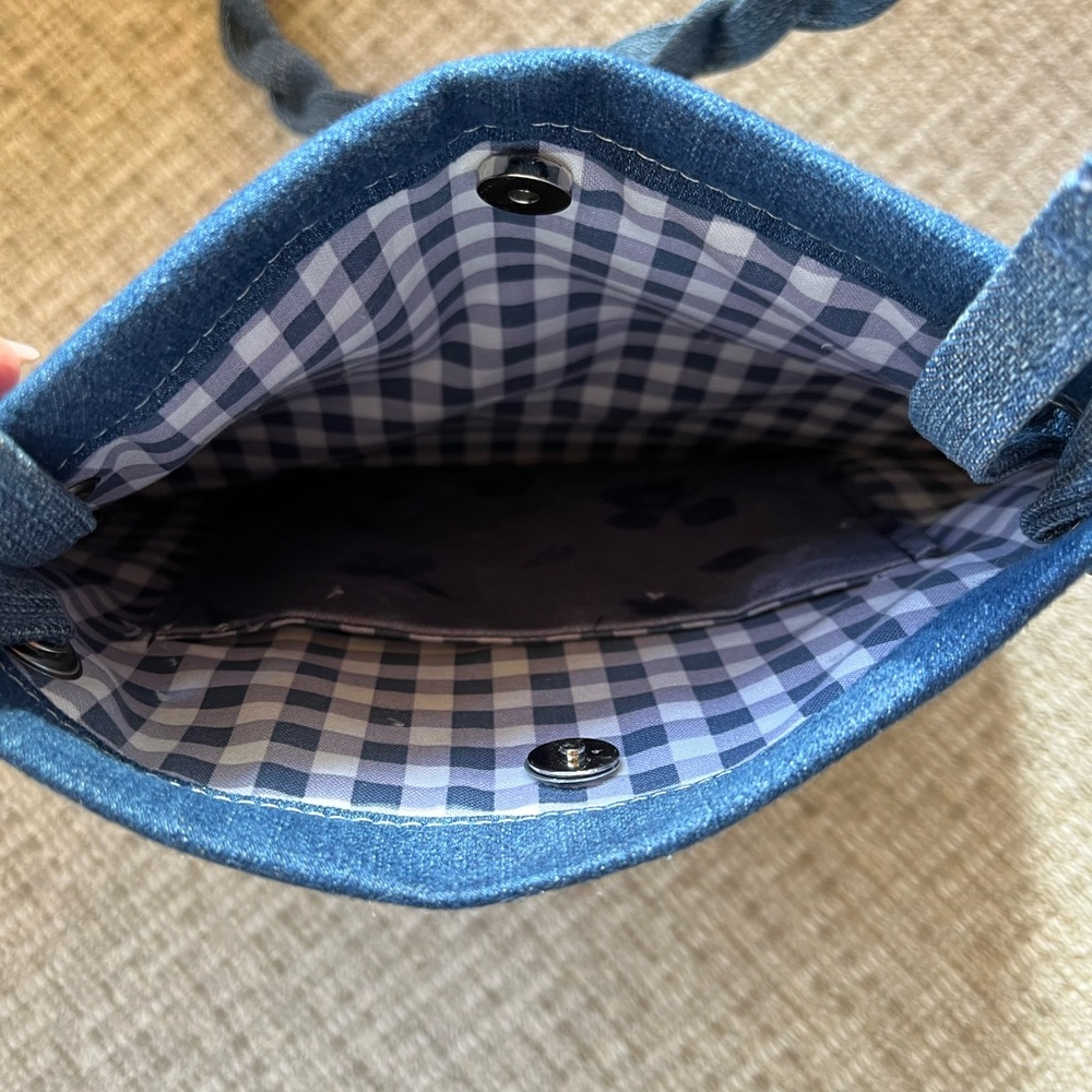 Upcycled Denim purse - Picture 5 of 9